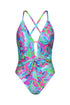 Sunshine 79 Swirltopia V-Plunge One Piece